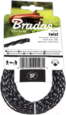 Леска для триммера Bradas Twist / ZTS2715K (квадрат)