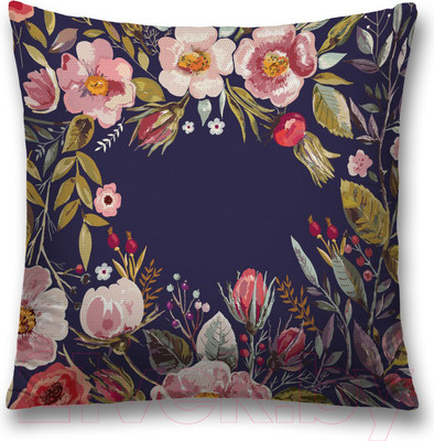 Наволочка декоративная JoyArty Букет из полевых цветов / sl_68968