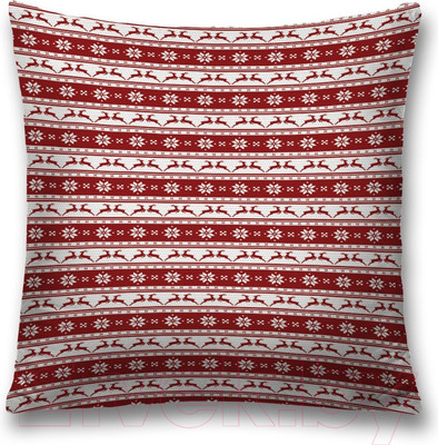 Наволочка декоративная JoyArty Норвежское Рождество / sl_37093