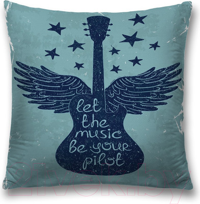 Наволочка декоративная JoyArty На крыльях музыки / sl_16480