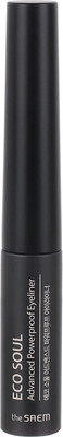 Подводка для глаз жидкая The Saem Eco Soul Advanced Powerproof Eyeliner 01 Deep Black