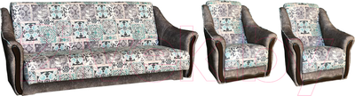 Комплект мягкой мебели Асмана Анна (сиена 03/PG-5)