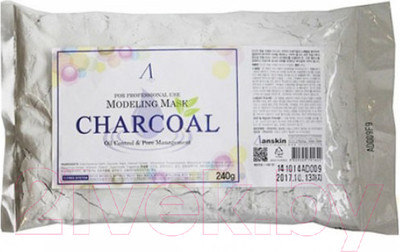 Маска для лица альгинатная Anskin Original Charcoal Modeling Mask (240г)