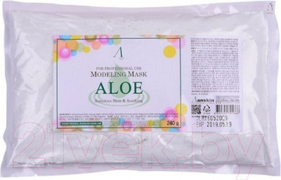 Маска для лица альгинатная Anskin Original Aloe Modeling Mask (240г)