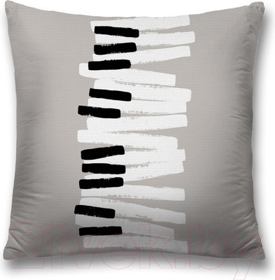 Наволочка декоративная JoyArty Кривые клавиши / sl_58877
