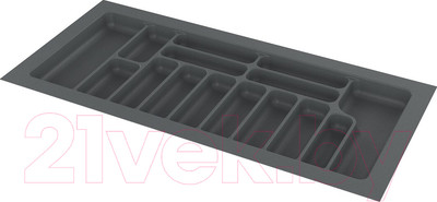 Органайзер для столовых приборов Starax S-2292-G (серый)