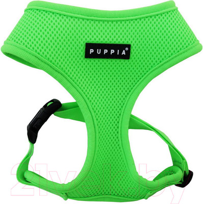 Шлея-жилетка для животных Puppia Neon Soft / PAPA-AC1325-GR-XL (салатовый)