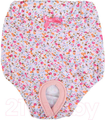 Трусики для животных Puppia WildFlower / PAUB-PT1806-PK-L (розовый бантик)