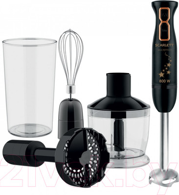 Блендер погружной Scarlett SC-HB42M45 (золотые звезды)