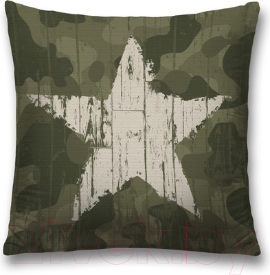 Наволочка декоративная JoyArty Военная звезда / sl_5038