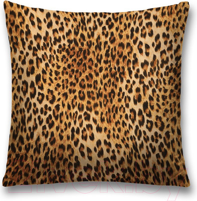 Наволочка декоративная JoyArty Классический леопард / sl_14069