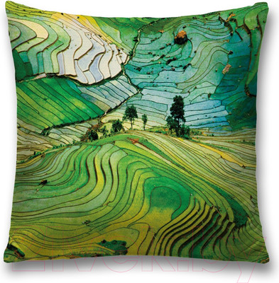 Наволочка декоративная JoyArty Холмы грез / sl_7124