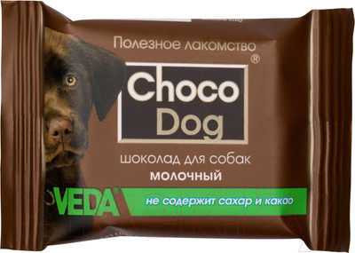 Лакомство для собак Veda Choco Dog Шоколад молочный (15г)