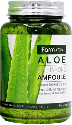 Сыворотка для лица FarmStay Aloe All ln One Ampoule (250мл)
