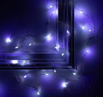 Светодиодная гирлянда Luazon Нить Rosa 5198384 (5м, белый)