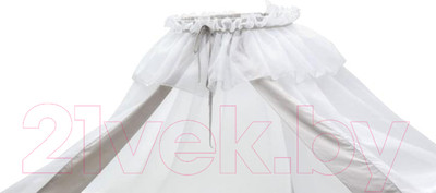 Балдахин на кроватку Топотушки Классик / 111/8 (серый)