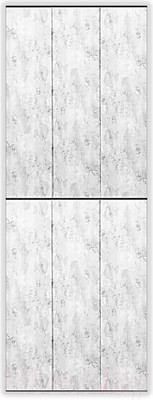 Экран-дверка Comfort Alumin Group Пионовая нежность 0.73x2