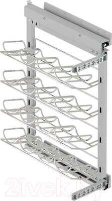 Корзина выдвижная Starax S-2181-C (правое крепление, хром)