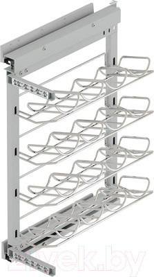 Корзина выдвижная Starax S-2182-C (левое крепление, хром)