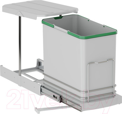 Корзина мусорная выдвижная Starax S-2571-G (24л, серый)