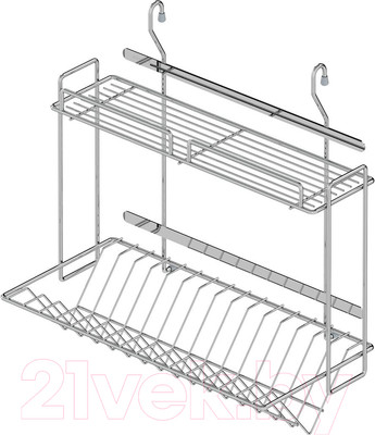 Сушилка для посуды Starax S-4018-C (хром)