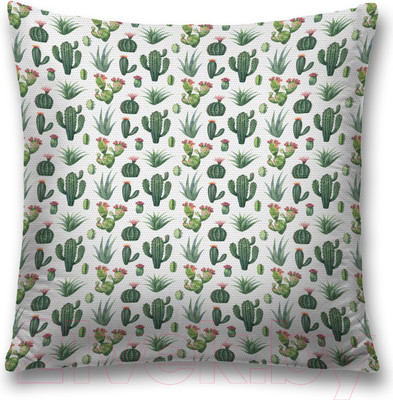 Наволочка декоративная JoyArty Маленькие кактусы / sl_122816