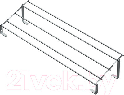Полка выдвижная Starax Одноуровневая S-6133-C (хром)
