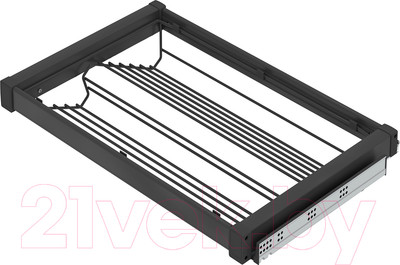 Полка выдвижная Starax S-6720-A (антрацит)