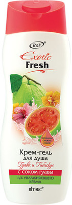 Гель для душа Витэкс Exotic Fresh Крем-гель Гуава и Гибискус (500мл)