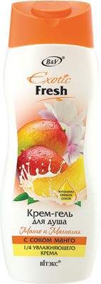 Гель для душа Витэкс Exotic Fresh Крем-гель Манго и Магнолия (500мл)