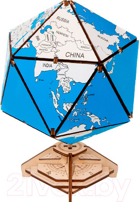 Конструктор EWA Глобус-икосаэдр (синий)