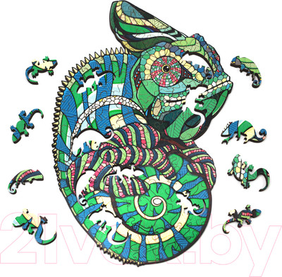 Пазл EWA Хамелеон (крафтовая упаковка)