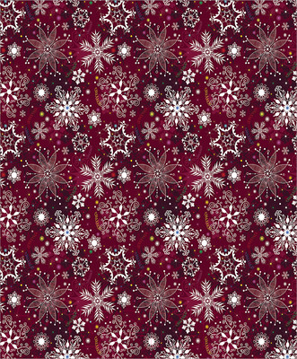 Скатерть JoyArty Яркие снежинки / tc_56538 (120x145)