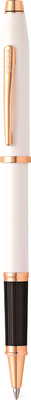 Ручка-роллер имиджевая Cross Century II Pearlescent White Lacquer / AT0085-113 (жемчужный белый)