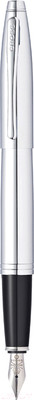 Ручка перьевая имиджевая Cross Calais Lustrous / AT0116-1MS (хром)