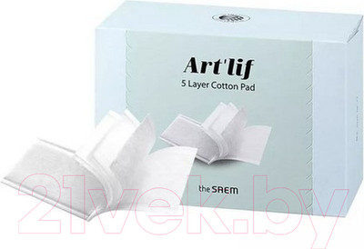 Ватные диски The Saem Art'Lif 5 Layer Cotton Pad  (80шт)