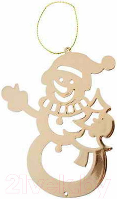 Елочная игрушка Волшебная страна Снеговик / R101007