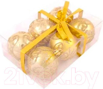 Набор шаров новогодних Волшебная страна PBD6-6-834-G / R101664