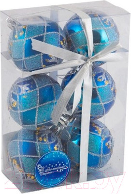 Набор шаров новогодних Волшебная страна PBD6-6-882-B / R101777 (6шт)