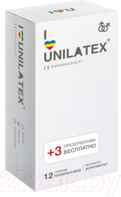 Презервативы Unilatex Multifruits №12