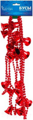 Гирлянда-бусы Волшебная страна Колокольчики / R104003 (2.7м, красный)