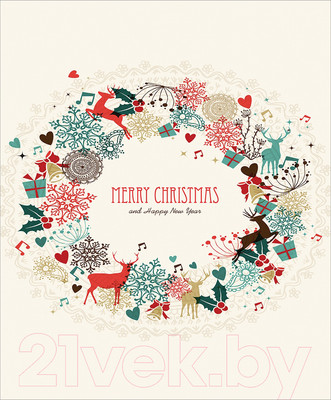 Скатерть JoyArty С новым годом и Рождеством / tc_37166 (120x145)