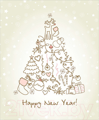 Скатерть JoyArty Подарки к празднику / tc_10796757 (180x145)