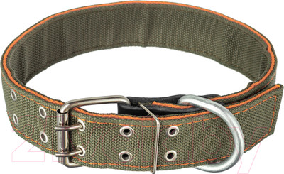 Ошейник Сима Брезент текстиль тройной / 103021 (45мм, оранжевый)