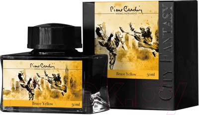 Чернила для перьевой ручки Pierre Cardin City Fantasy / PC332-L3 (50мл, желтый Брюс)