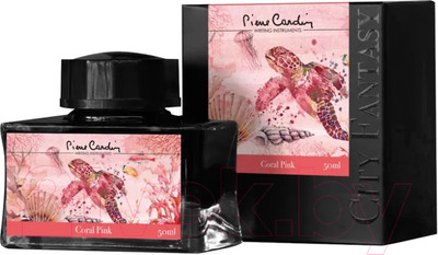 Чернила для перьевой ручки Pierre Cardin City Fantasy / PC332-L13 (50мл, розовый коралл)