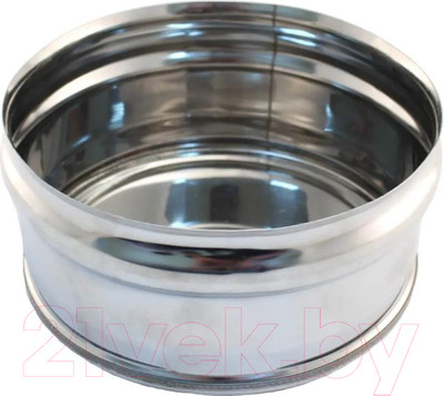 Заглушка дымохода Ferrum 430/0.5 мм Ф150 / f1209 (нижний)