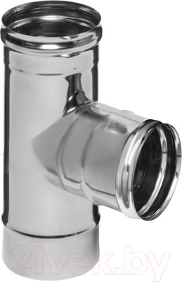 Тройник для труб Ferrum 90° Ф115 / f4503 (430/0.5мм)