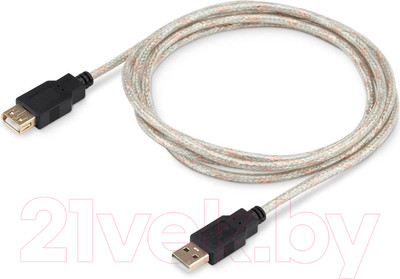 Удлинитель кабеля Buro USB2.0-AM-AF-S USB A(m) USB A(f) (1.8м)