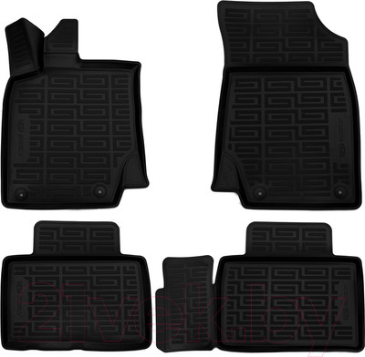 Комплект ковриков для авто ELEMENT TI.75.ATL.3D.2017 для Geely Atlas (4шт)